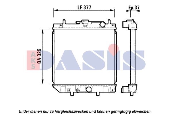 AKS DASIS Radiators, Motora dzesēšanas sistēma 360011N